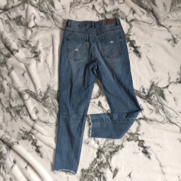 Ripped high rise mom jeans - Picture 2 of 2